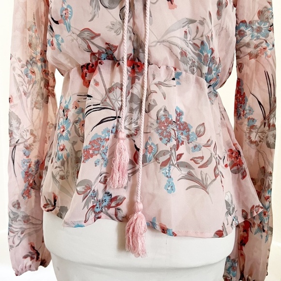 Boohoo floral blouse Size 4 NEW - Picture 6 of 11